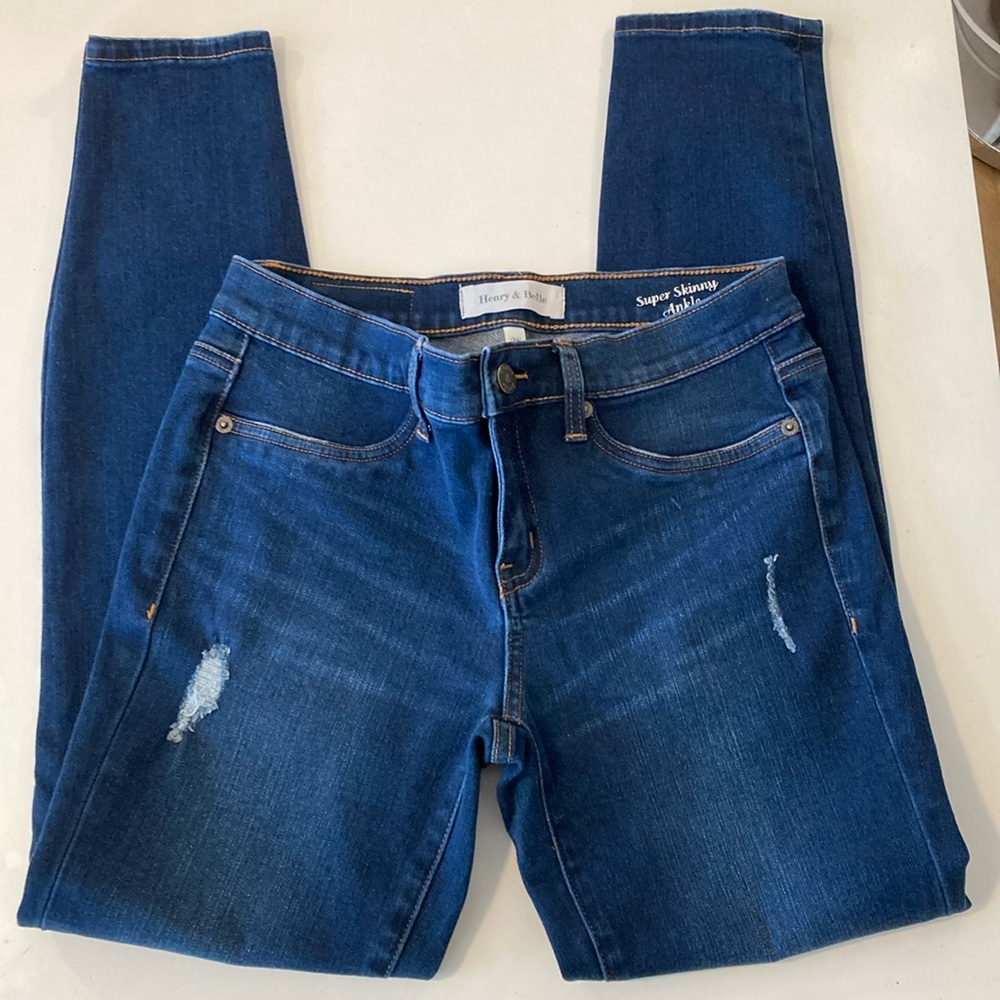 Henry & Belle Super Skinny‎ Ankle Jeans Size 28 - Picture 2 of 6